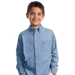 Embroidered Youth Dress Shirts