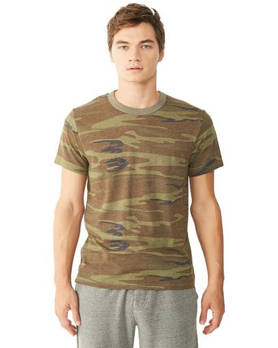 Unisex Printed Eco-Jersey™ Crew - CAMO - S