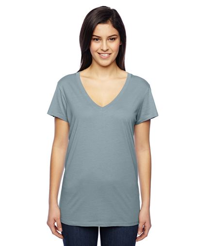 Custom Printed Alternative Ladies' Everyday Cotton Modal V-Neck - 02840MR