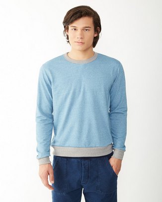  Men's Champ Eco-Mock Twist Ringer Sweatshirt 