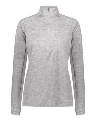  Custom Logo Holloway Women's Electrify CoolCore® Quarter-Zip Pullover 222774 Embroidered 