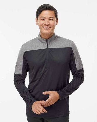  Custom Logo Adidas Lightweight Quarter-Zip Pullover A552 Embroidered 