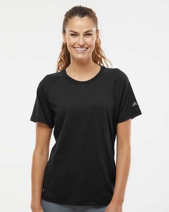 Company Branded Adidas Women's Blended T-Shirt A557 With Logo