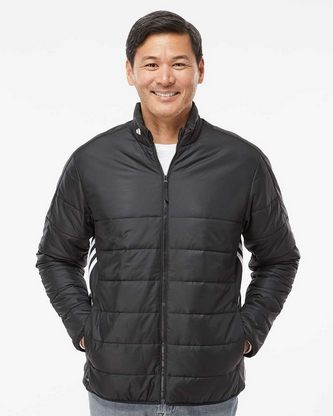 Custom Embroidered Adidas Puffer Jacket A570 With Logo