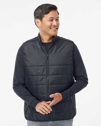  Custom Logo Adidas Puffer Vest A572 Embroidered 