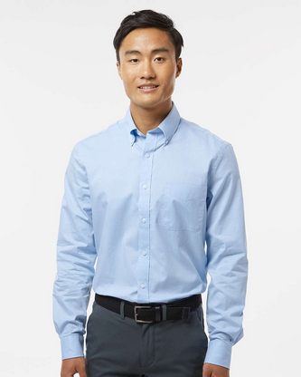 Custom Embroidered Tommy Hilfiger Chambray Shirt 13TH104 With Logo