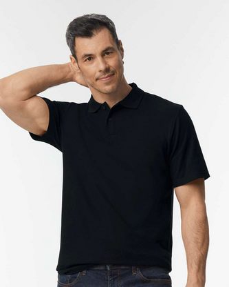 Custom Logo Gildan Softstyle® Pique Polo 64800 Embroidered