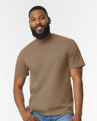  Custom Embroidered Gildan Softstyle® Midweight T-Shirt 65000 With Logo 