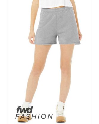 Custom Embroidered FWD Fashion Women's Cutoff Fleece Shorts BELLA + CANVAS 3797