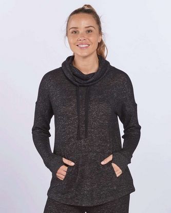  Custom Logo Boxercraft Women's Cuddle Cowl Pullover L12 Embroidered 
