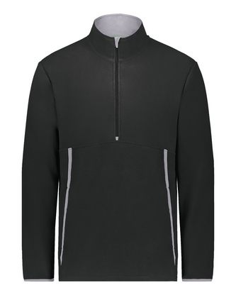 Custom Embroidered Augusta Sportswear Eco Revive Youth Polar Fleece Quarter-Zip Pullover 6856 With L