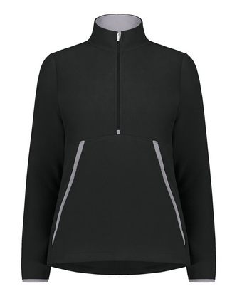 Custom Logo Augusta Sportswear Eco Revive Women's Polar Fleece Quarter-Zip Pullover 6857 Embroidered
