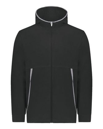 Company Branded Augusta Sportswear Eco Revive Polar Fleece Hooded Full-Zip Jacket 6858 With Logo
