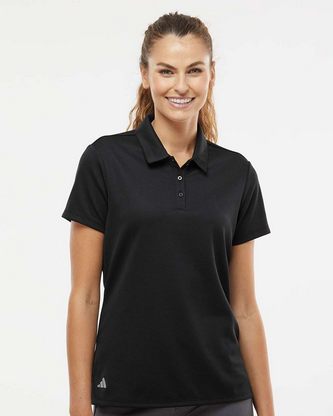 Custom Logo Adidas Women's Micro Pique Polo A581 Embroidered