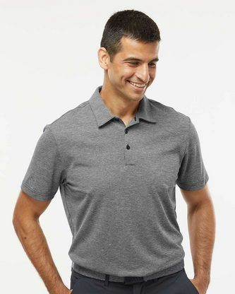 Company Branded Adidas Heathered Polo A582 With Logo