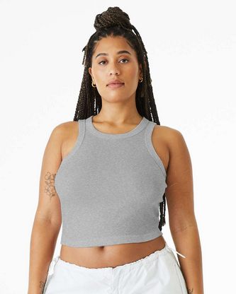 Company Branded Women's Micro Rib Racer Tank BELLA + CANVAS 1019