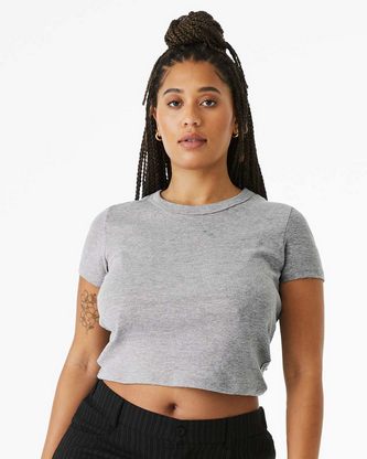 Company Branded Women's Micro Rib Baby Tee BELLA + CANVAS 1010