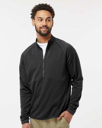  Custom Logo Adidas Quarter-Zip Pullover A587 Embroidered 
