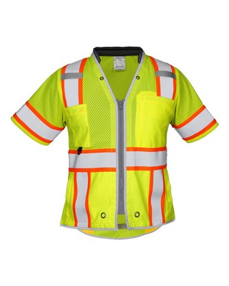  Custom Embroidered Kishigo Premium Brilliant Series® Women's Class 3 Vest 1822 With Logo 