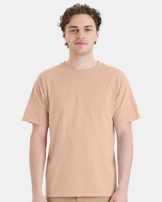 Company Branded ComfortWash by Hanes Botanical Dyed T-Shirt GDH11B With Logo