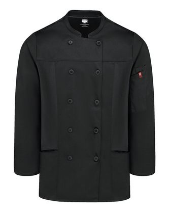  Custom Logo Chef Designs Women's Deluxe Airflow Chef Coat 053W Embroidered 