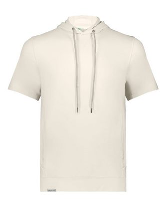  Custom Embroidered Holloway Eco Revive Ventura Soft Knit Short Sleeve Hoodie 222505 With Logo 