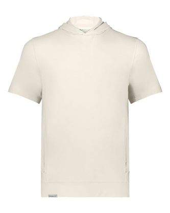 Custom Embroidered Holloway Eco Revive Youth Ventura Soft Knit Short Sleeve Hoodie 222605 With Logo