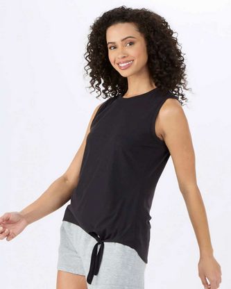  Custom Embroidered Boxercraft Women's Knot Front T-Shirt BW2507 With Logo 