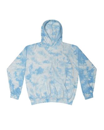Custom Logo Colortone Youth Crystal Wash Hooded Sweatshirt 8790Y Embroidered