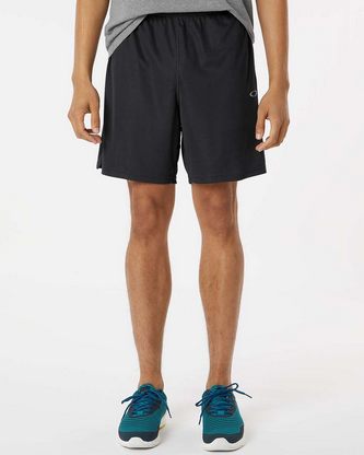  Custom Logo Oakley Team Issue Hydrolix 7" Shorts with Drawcord FOA405933 Embroidered 