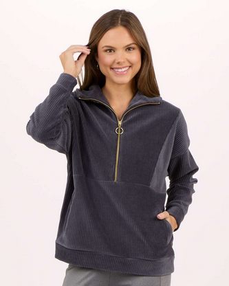  Custom Logo Boxercraft Women's Manchester Quarter Zip BW5203 Embroidered 