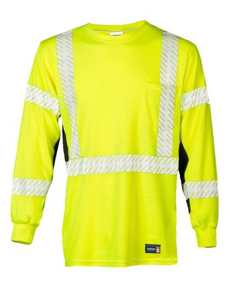 Company Branded Kishigo FR Long Sleeve T-Shirt - Tall Sizes F506T With Logo