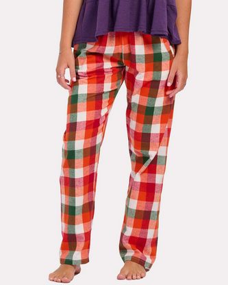  Company Branded Boxercraft Women's Haley Flannel Pants BW6620 With Logo 