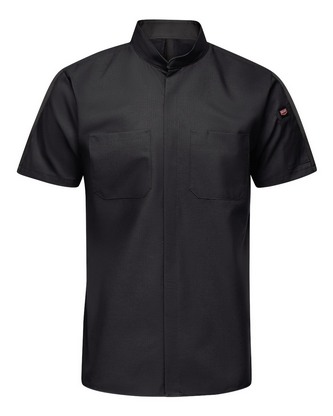  Custom Logo Red Kap Mimix Pro+ Short Sleeve Work Shirt With OilBlok SX46 Embroidered 