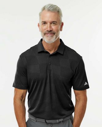  Company Branded Adidas Ultimate365 Textured Polo A2004 With Logo 