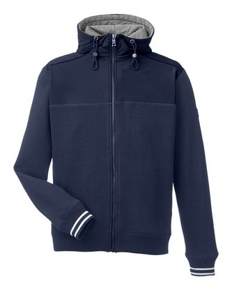 Company Branded Nautica Navigator Fleece Hooded Full-Zip Jacket N17582 With Logo