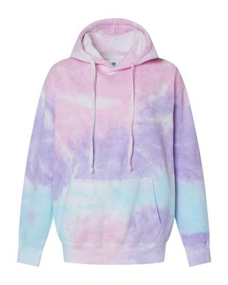 Company Branded Colortone Youth Tie-Dyed Hooded Sweatshirt 8777Y With Logo