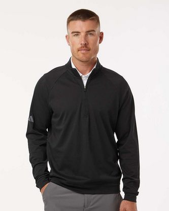  Custom Embroidered Adidas Club Quarter-Zip Pullover A598 With Logo 