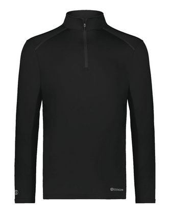 Custom Logo Holloway Youth CoolCore® Quarter-Zip Pullover 222240 Embroidered