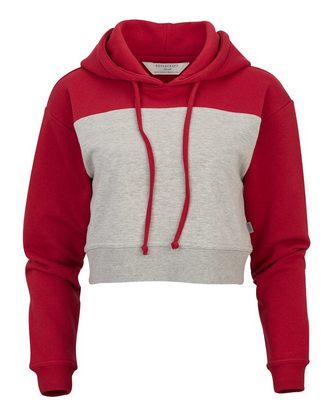 Company Branded Boxercraft Women's Cropped Fleece Hooded Sweatshirt BW5404 With Logo