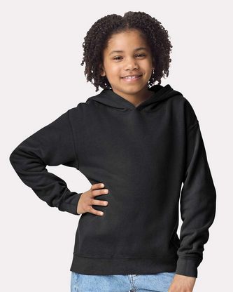 Custom Embroidered Comfort Colors Garment-Dyed Youth Lightweight Fleece Hooded Sweatshirt 1467Y With 