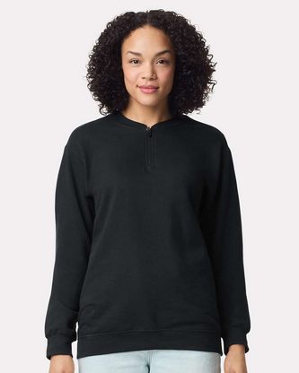 Company Branded Gildan Softstyle® Midweight 1/4 Zip Sweatshirt SF008 With Logo