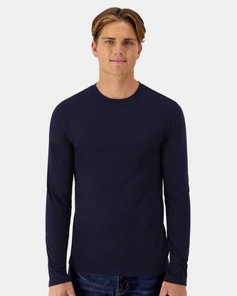 Custom Logo Hanes Cool DRI® Cotton Touch Long Sleeve T-Shirt 484L Embroidered