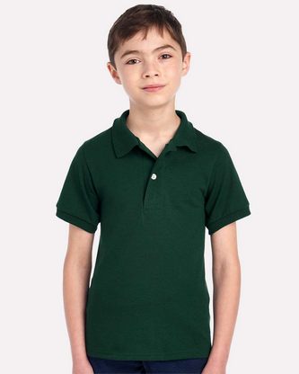 Company Branded JERZEES Youth Dri-Power® Polo 437K With Logo