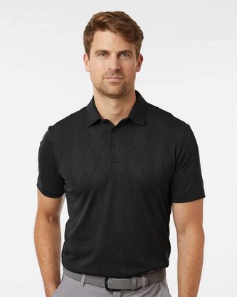Company Branded Adidas Ultimate Textured Polo A2008 With Logo