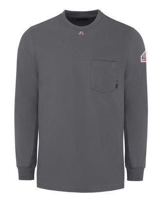  Custom Logo Bulwark Knit Long Sleeve T-Shirt SET2 Embroidered 