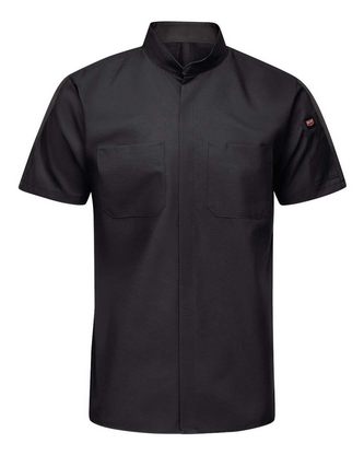  Company Branded Red Kap Mimix Pro+ Short Sleeve Work Shirt With OilBlok - Tall Sizes SX46T With Logo 