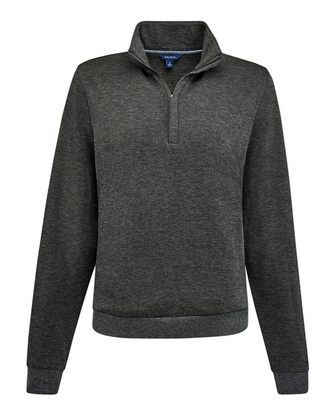 Company Branded Nautica Women's Explorer Fleece Quarter-Zip N18091 With Logo