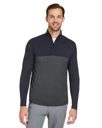 Company Branded Spyder Spyre Flex Colorblock Quarter-Zip Pullover S18024 With Logo