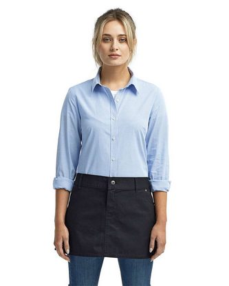  Custom Embroidered Artisan Collection by Reprime Cotton Chino Waist Apron RP133 With Logo 